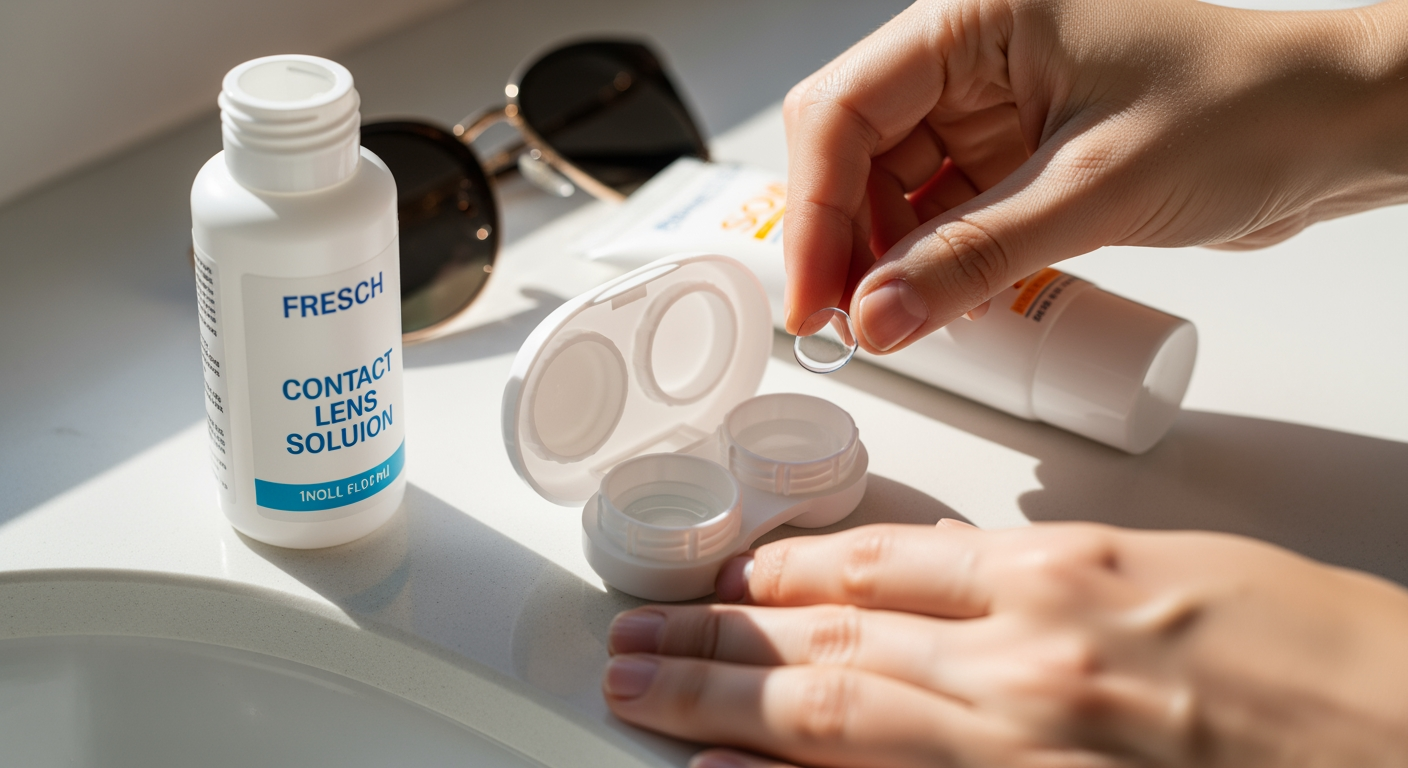 Contact Lens Care FAQs for Summer Featured image for Contact Lens Care FAQs for Summer